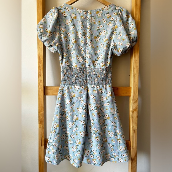 Urban Outfitters XS Blue Floral Sundress - Picture 2 of 3